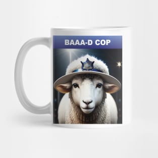 Just a Sheep Baaa-d cop Mug